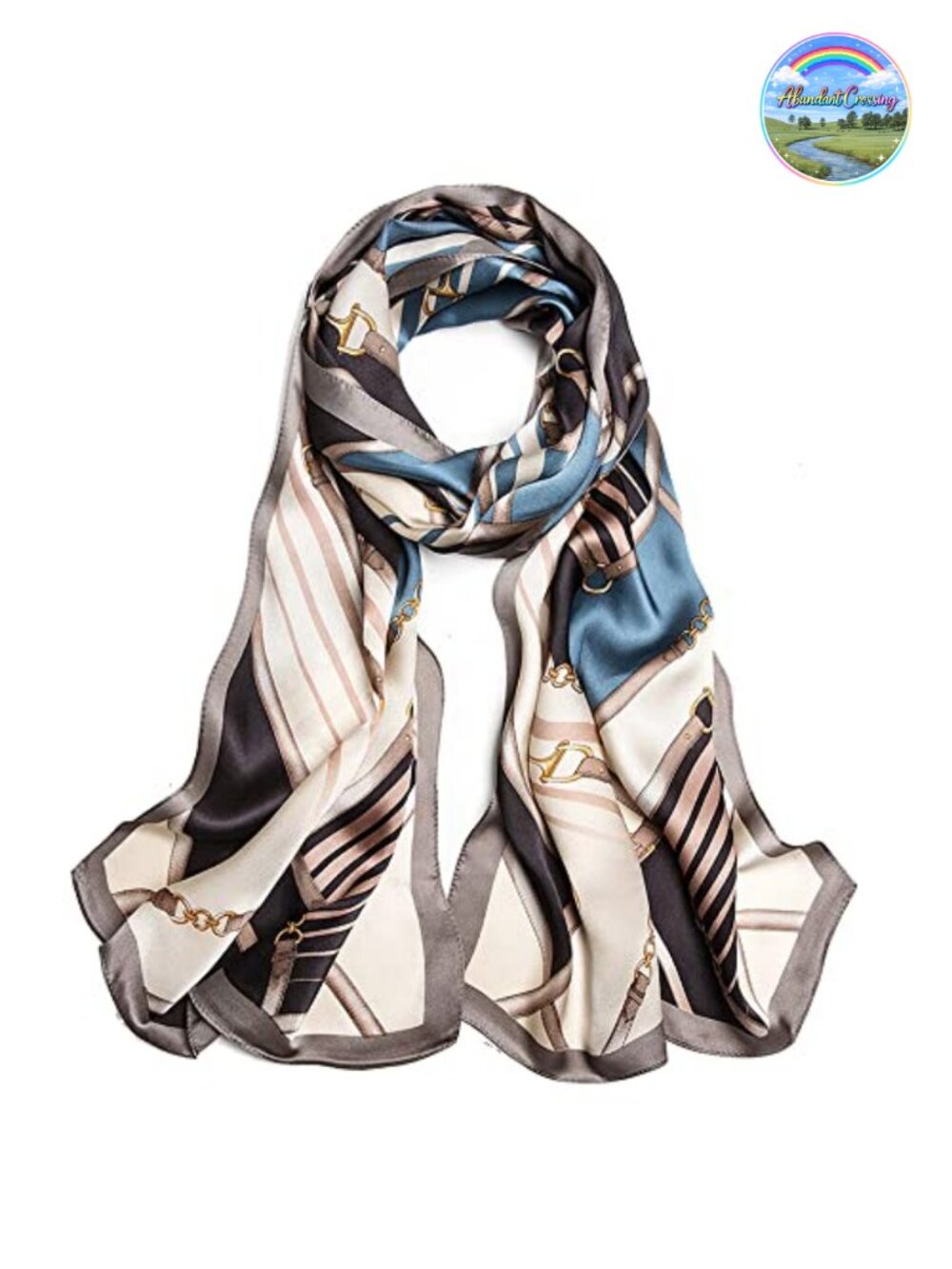 100% Mulberry Silk Long Scarf Women 67x21 Oblong Shawl Wrap